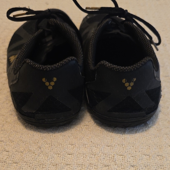 Vivo barefoot Black and Gold Athletic Shoes with Mid-Top Design - Picture 4 of 9